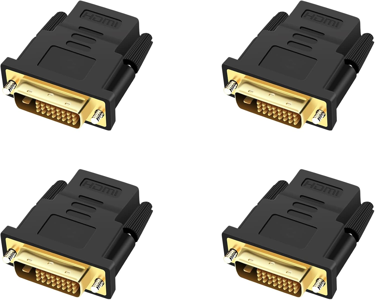 DVI to HDMI Adapter β Bi-Directional DVI Male to HDMI Female Converter | Supports 1080P, 3D | For PS3, PS4, TV Box, Projector, HDTV DVI to HDMI Adapter β Bi-Directional DVI Male to HDMI Female Converter | Supports 1080P, 3D | For PS3, PS4, TV Box, Projector, HDTV